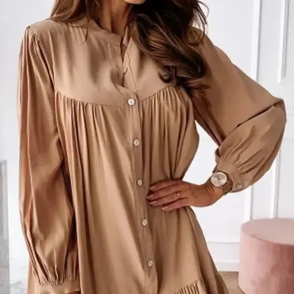 Tiered Mini Dress - Picture 1 of 3